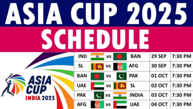 asia cup 2025 schedule