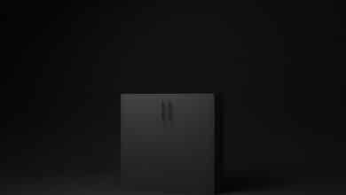 Black Storage Cabinets